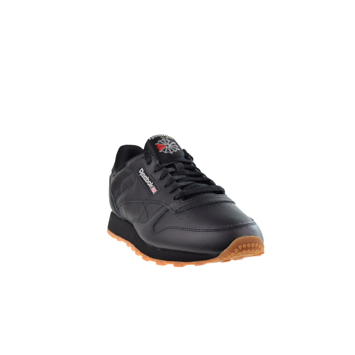 REEBOK GY0954 CLASSIC LEATHER MN'S (Medium) Black/Grey/Gum Leather Lifestyle Shoes