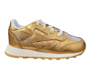 Reebok sneakers da bambina Classic Leather Metallic BS7458 gold