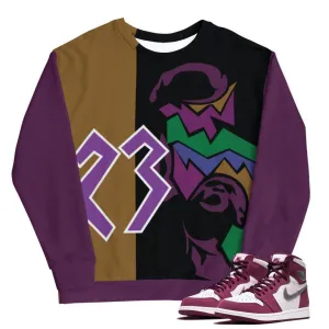 Retro 1 Bordeaux Vintage 23 Sweater