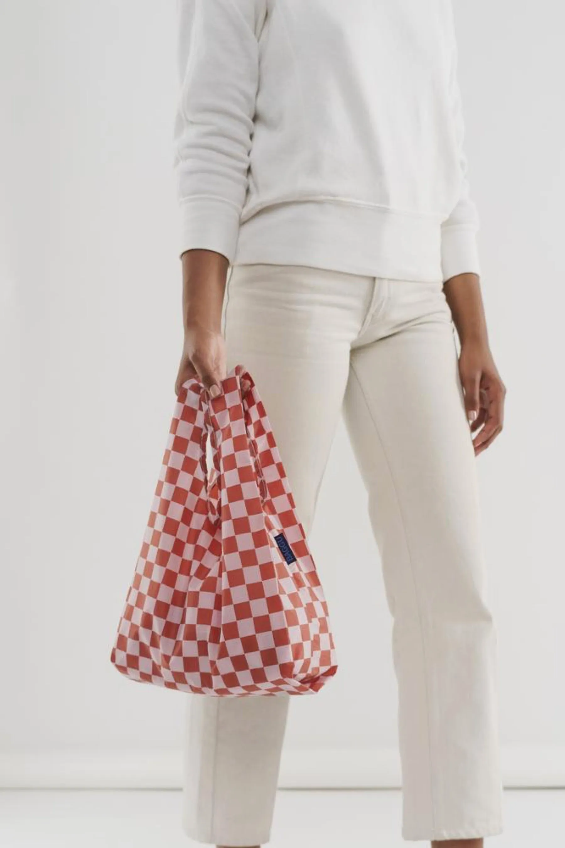 Rose Checkerboard Baby Baggu