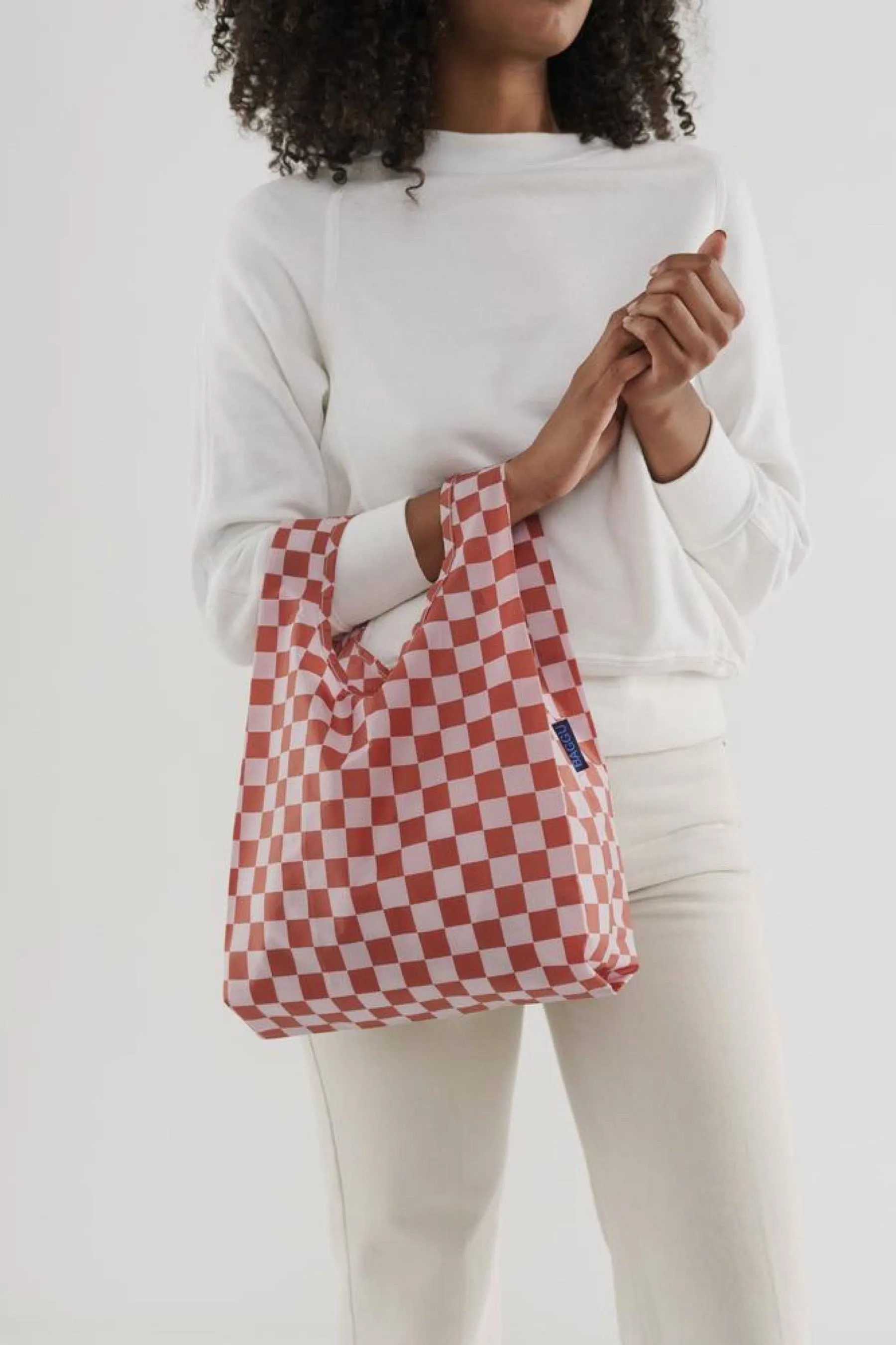 Rose Checkerboard Baby Baggu