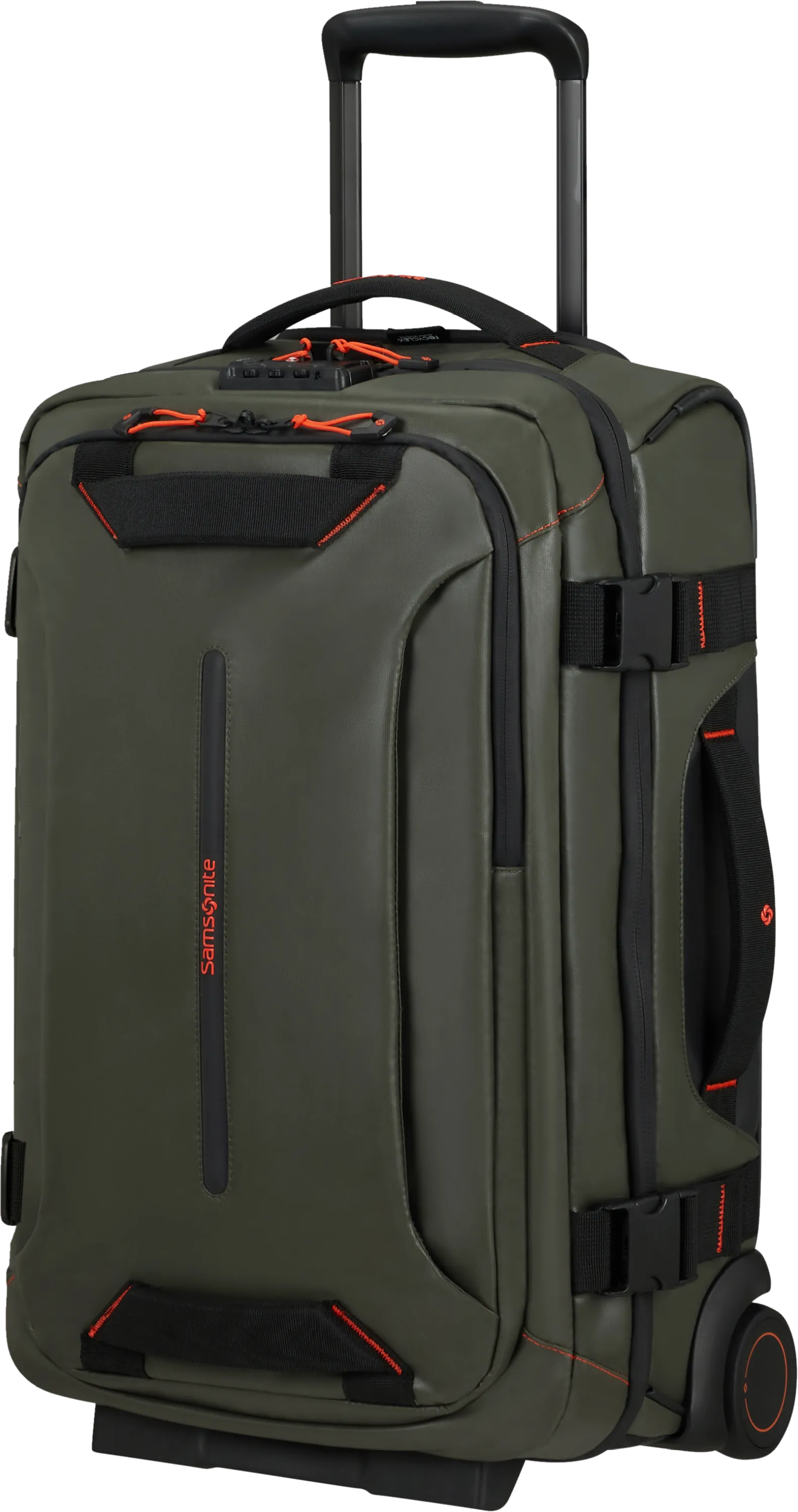 Samsonite Ecodiver Duffle with wheels double frame 55cm Climbing Ivy | Buy Samsonite Ecodiver Duffle with wheels double frame 55cm Climbing Ivy here | Outnorth