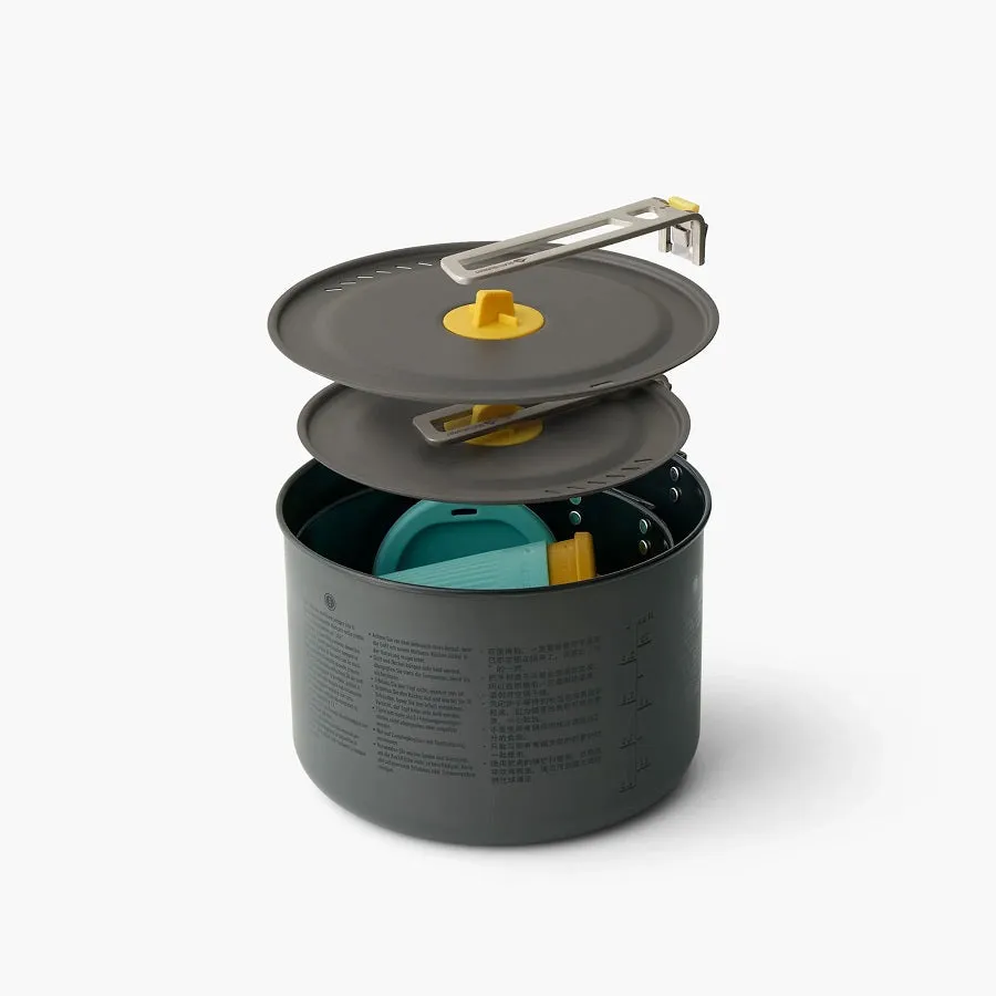 Sea to Summit FRONTIER UL TWO POT COOK SET - [6 PIECE]