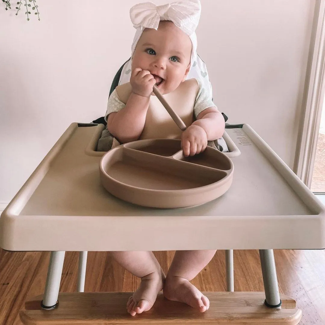 Silicone Baby Feeding Set — Sand Dune