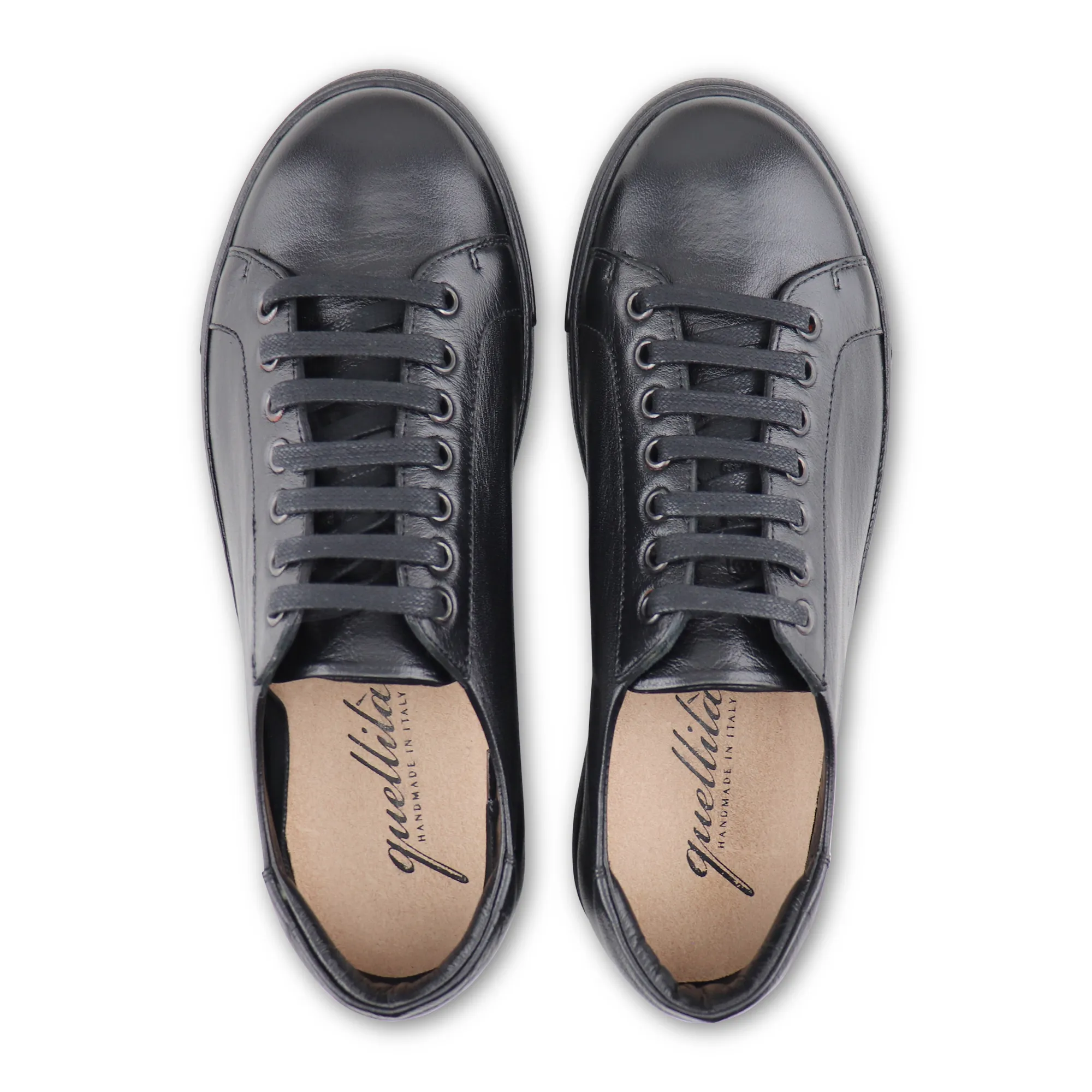 Sneakers Vibram in bufalo nero