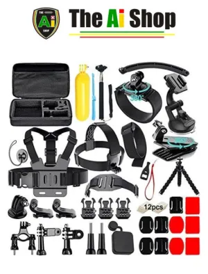 Soft Digits 50 in 1 Action Camera Accessories Kit