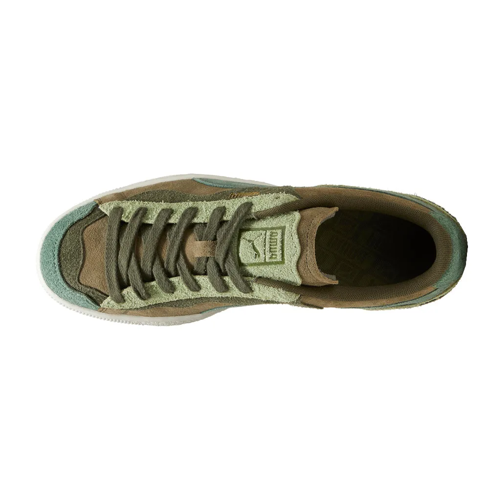 Suede Trippy Lace Up Sneakers