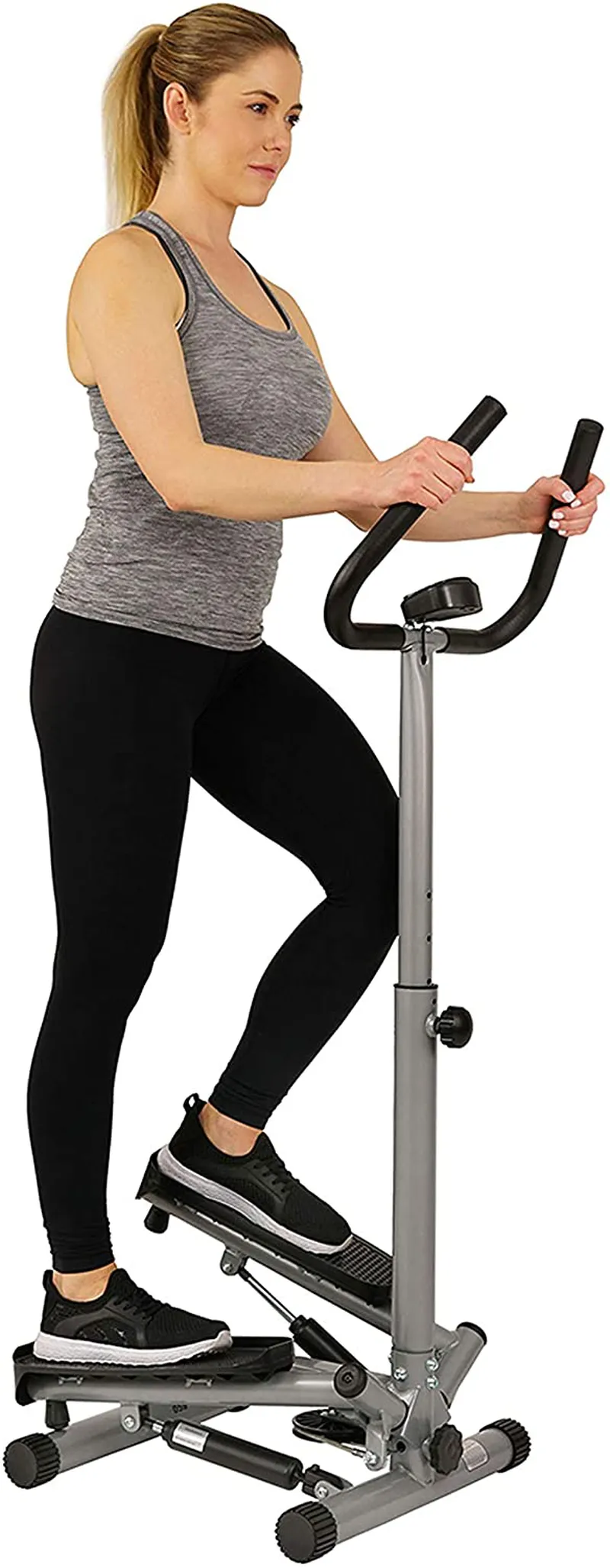 Sunny Health & Fitness Stair Stepper Machine with Handlebar