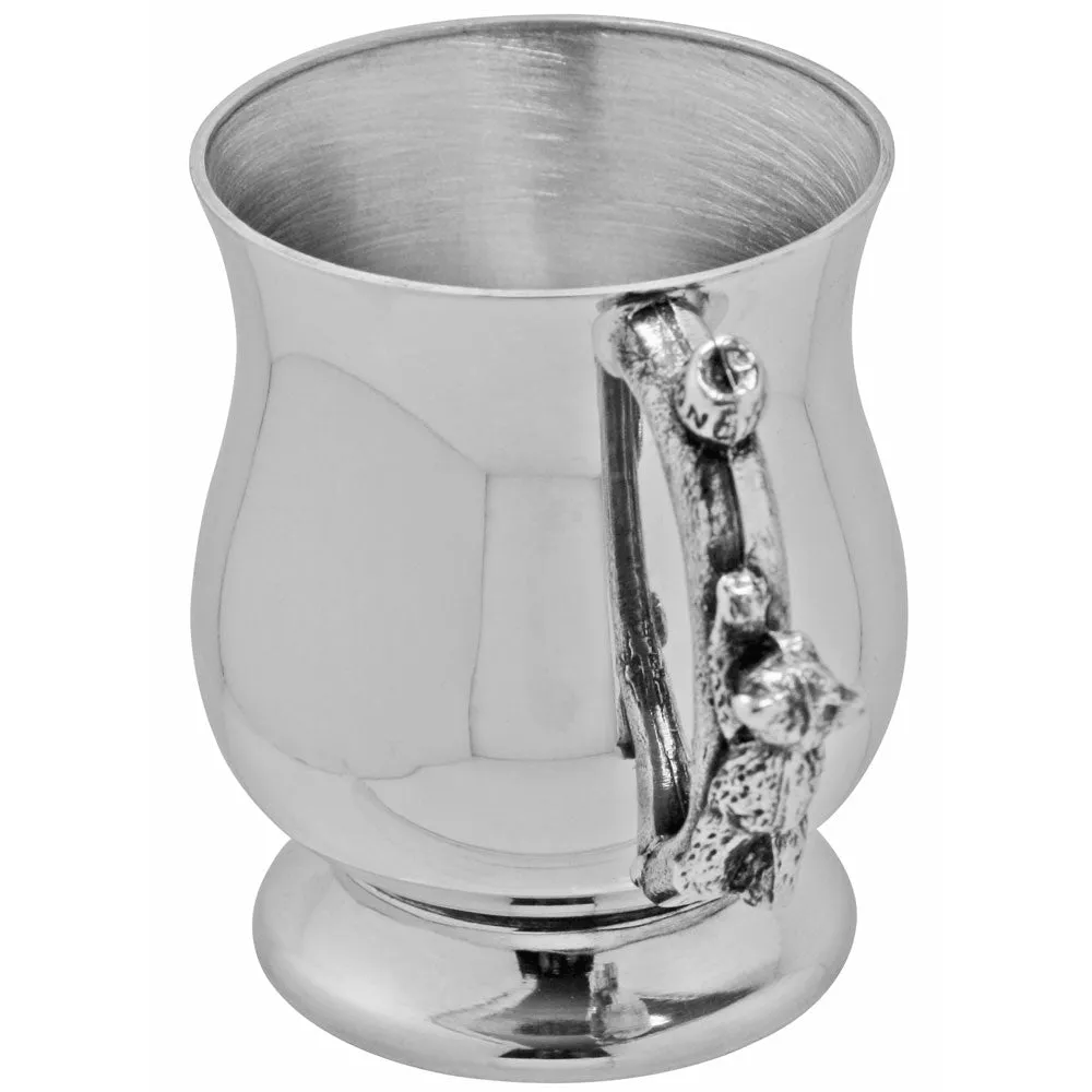 Teddy Bear Honey Pot Handle Pewter Christening Childs Cup