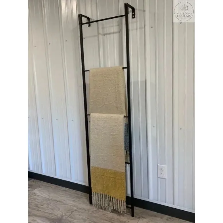 The Hal Standing Mounted Blanket Ladder