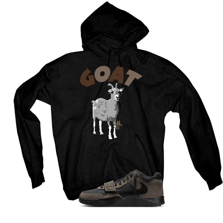 Travis Scott x Jordan Jumpman Jack Dark Mocha Black T-Shirt (Goat)| illcurrency