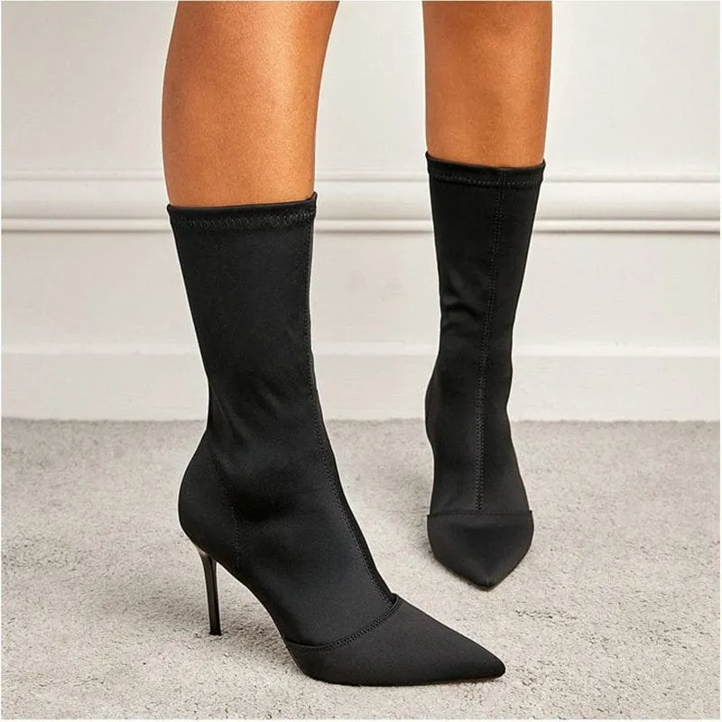 Trendy Stiletto Boots