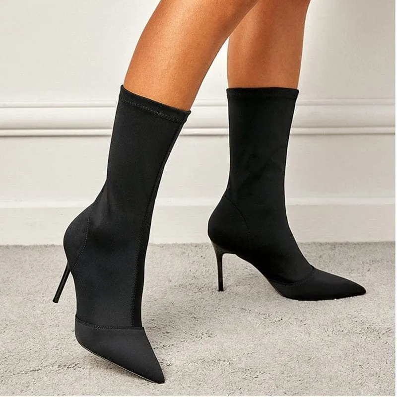 Trendy Stiletto Boots