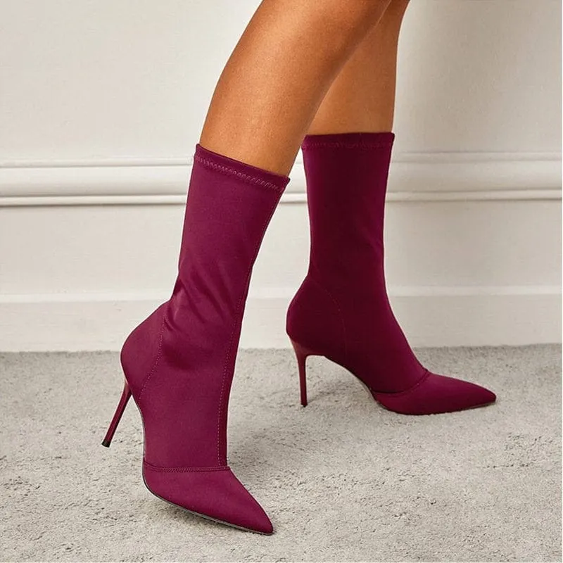 Trendy Stiletto Boots