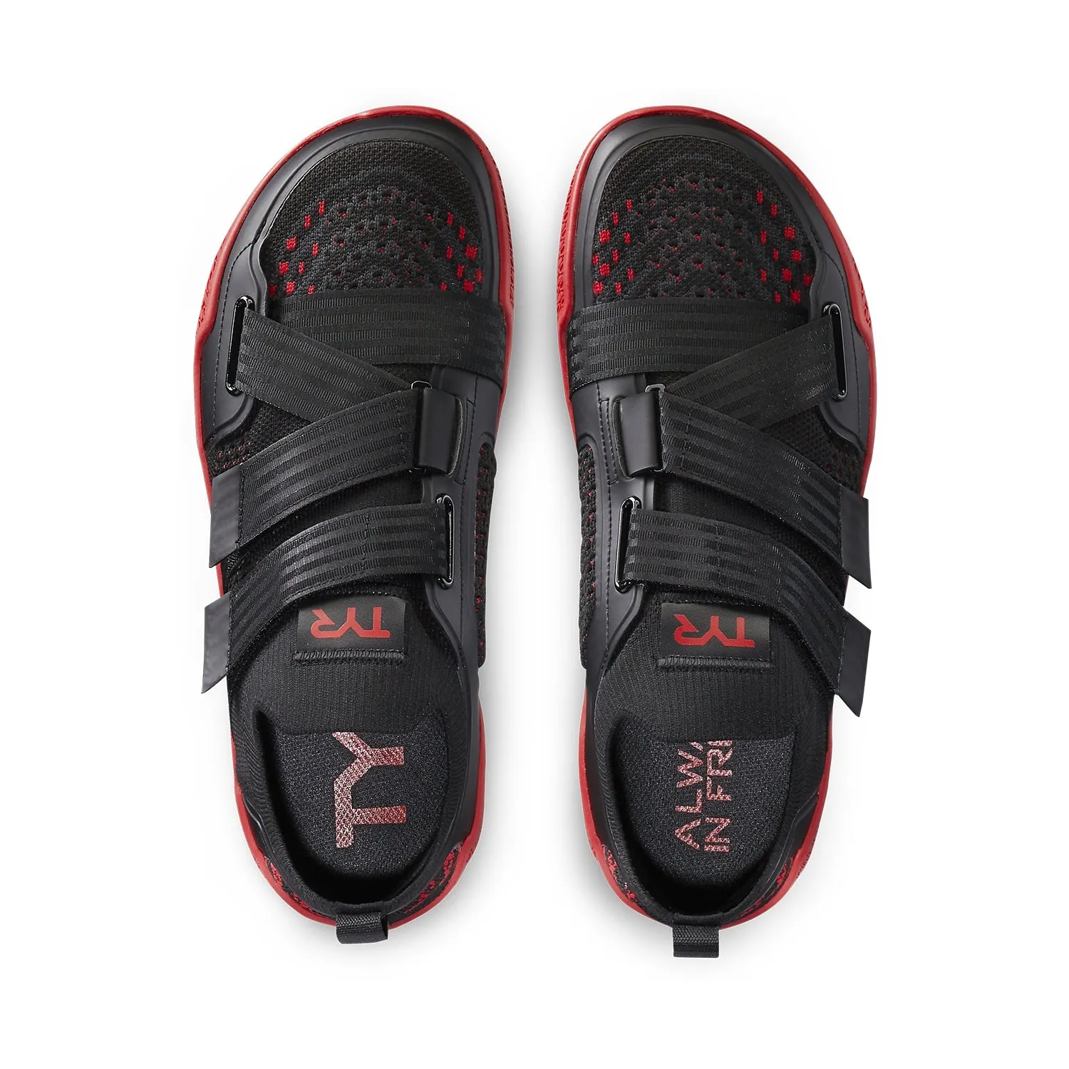 TYR DZ-1 DropZero Barefoot Trainer Shoes (002 Black/Red)