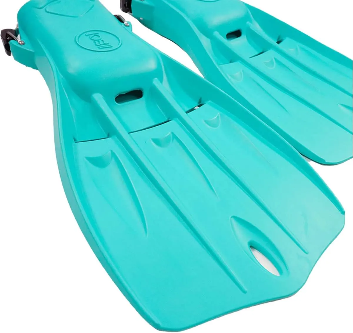 Used Fourth Element Tech Scuba Diving Fins - Aqua - Medium