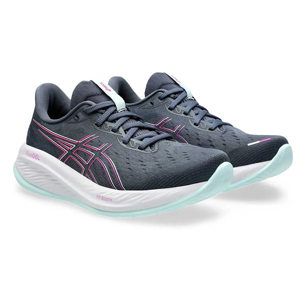 Women's Gel-Cumulus 26 Running Shoe - Tarmac/Bold Magenta - Regular (B)