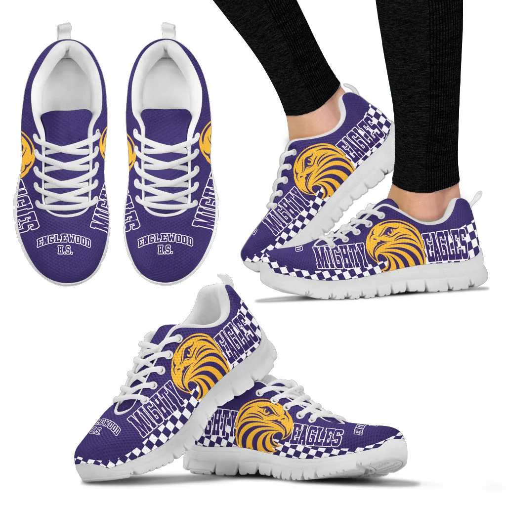 Women's_Englewood HS Eagle Check-Purple_b