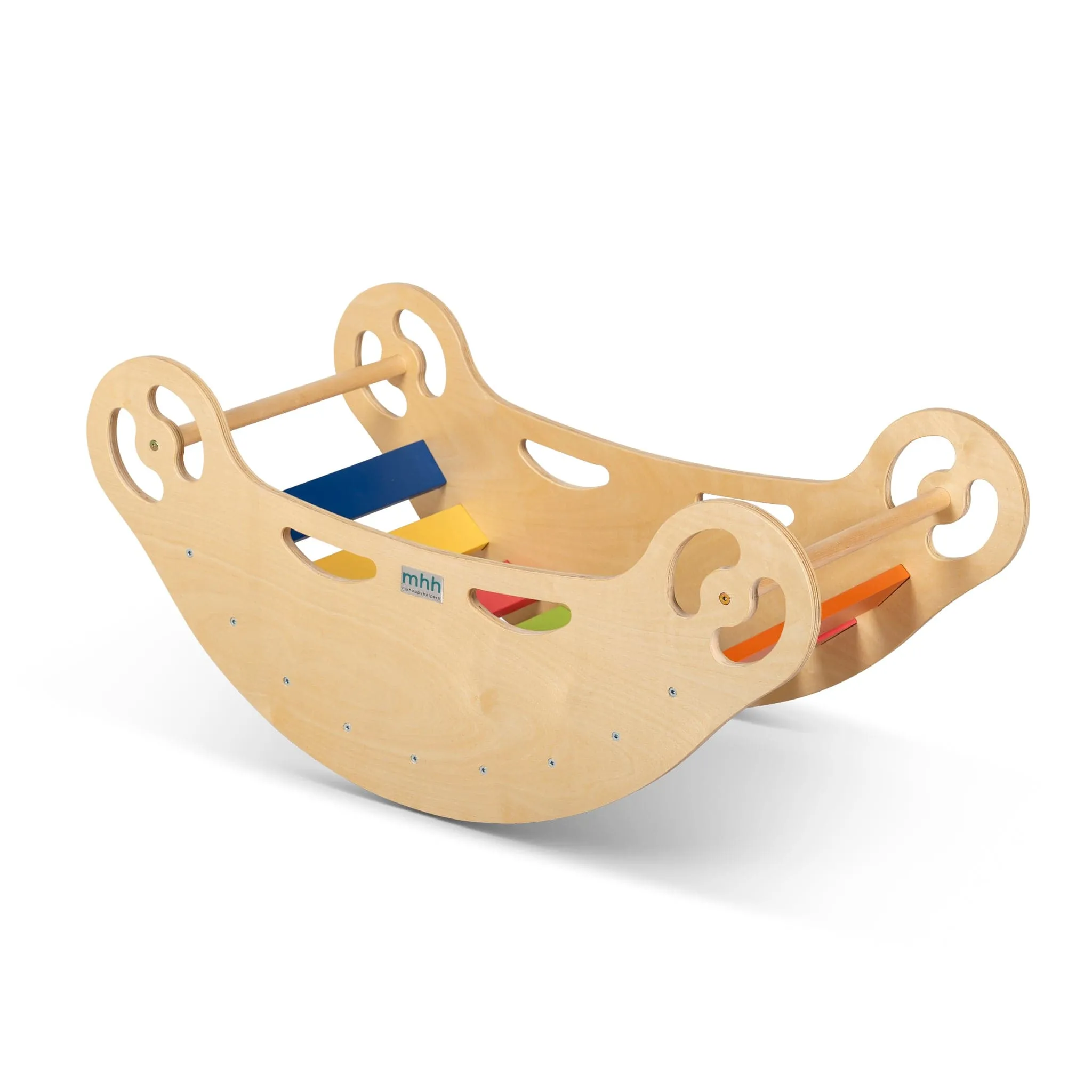 Wooden Boat Rocker & Climber - Bright