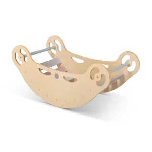 Wooden Boat Rocker & Climber - Pastel