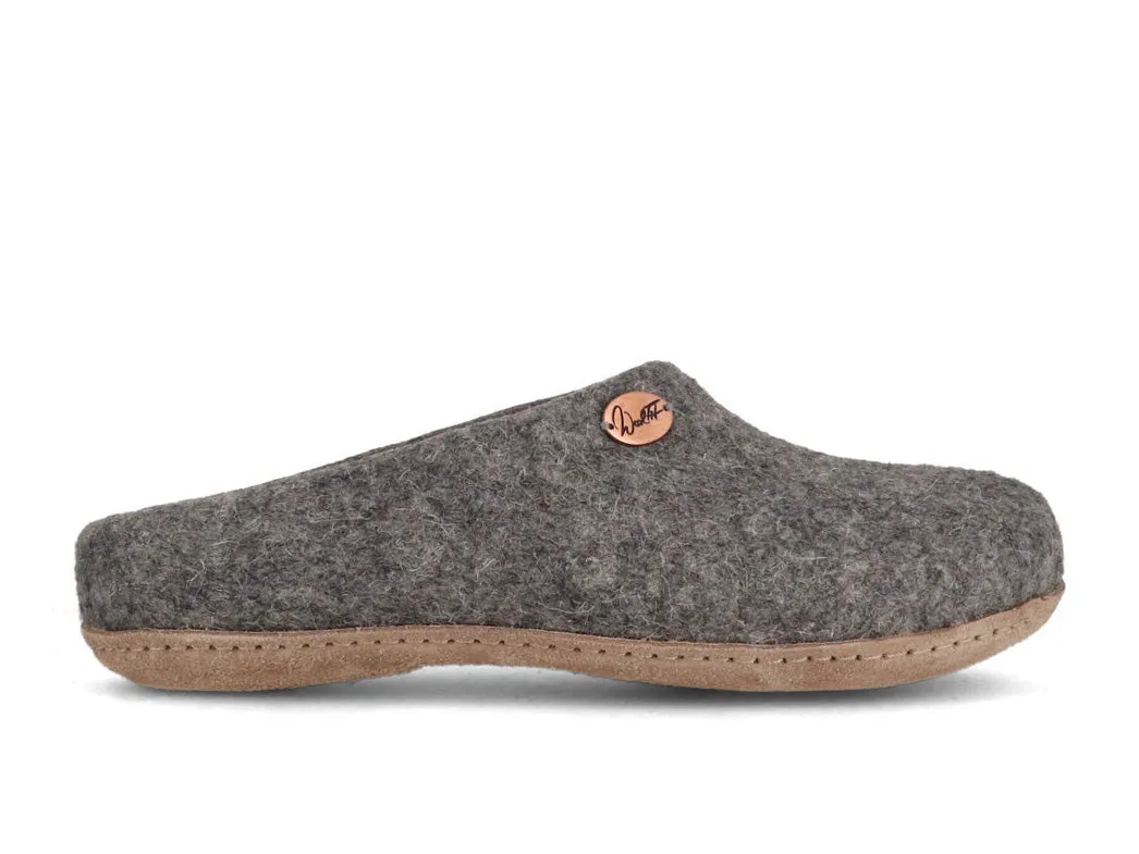 WoolFit® handmade Felt Slippers | Classic, light gray