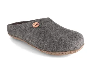 WoolFit® handmade Felt Slippers | Classic, light gray