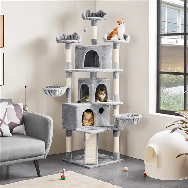 Yaheetech 76.5-inch Large Cat Tree